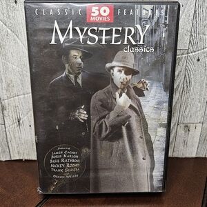 Mystery Classics DVD 50 Movies Classic Features Over 62 Hours Suspense 12-Disc